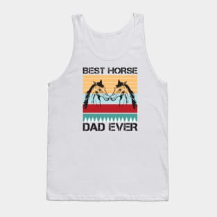 Best Horse Dad Ever Tank Top